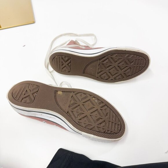 WOMENS BROWN CONVERSE SIZE US 6.5 - Picture 4 of 9